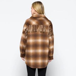 BB Dakota Heavyweight Flannel Coat Sz M